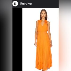 REVOLVE Orange Maxi Dress